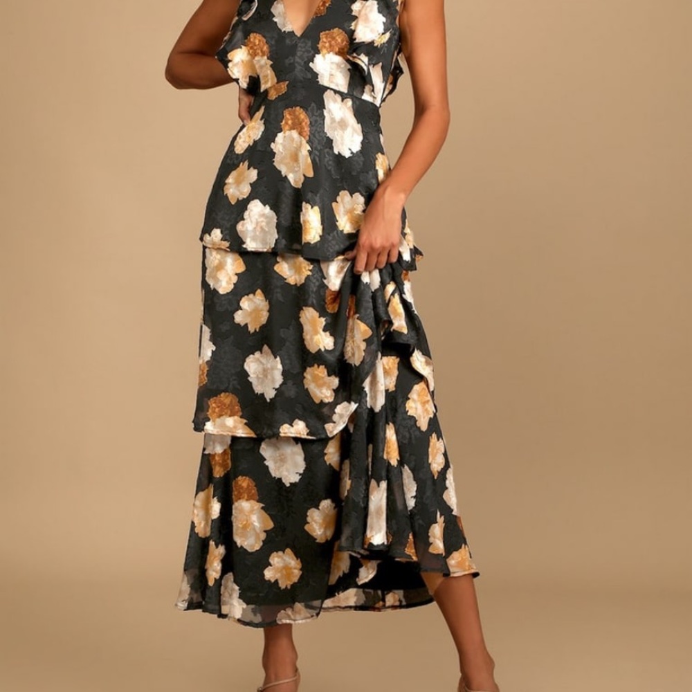 Lulu’s Midi Floral Dress